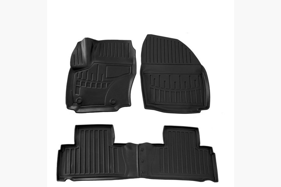 Ford S-Max 2007–2014 Stingray 3D bilmattor för kupé (OWAL clips) (4 st, polyuretan) Image