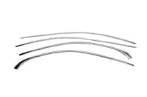 Mercedes E-klass W213 2016–2023 Komplett fönsteromramning (rostfritt stål) foto 2