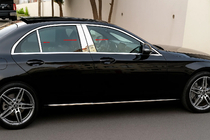 Mercedes E-klass W213 2016–2023 Stolpskydd i rostfritt stål 2020+ foto 1