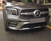 Mercedes GLB X247 2019– Sidolister för främre stötfångare i rostfritt stål foto 1