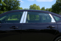 Volvo S90/V90 2016– Dörrstolpslister (6 st, rostfritt stål) foto 2