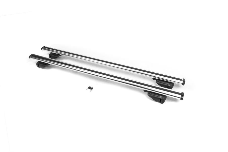 Mitsubishi Outlander 2006–2012 OEM takbågar för original takrails (2 st, grå) Image