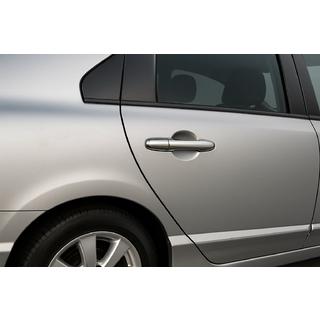 Dörrhandtagskåpor (4 st, rostfritt stål) Honda Civic Sedan VIII 2006–2011 foto 2