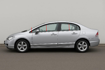 Honda Civic Sedan VIII 2006–2011 Nedre fönsterlister (6 st, rostfritt stål) OmsaLine – italienskt rostfritt stål foto 1