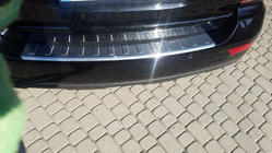 Mercedes ML W164 2005–2011 Bakre stötfångarskydd OmsaLine (rostfritt stål) Matt foto 2