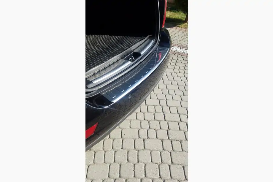 Mercedes ML W164 2005–2011 Bakre stötfångarskydd OmsaLine (rostfritt stål) Foto 6
