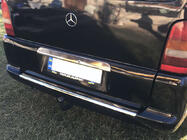 Mercedes Vito W638 1996–2003 List ovanför registreringsskylten (rostfritt stål) Carmos - turkiskt stål foto 2