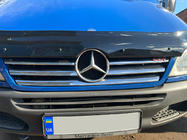 Mercedes Sprinter W901/902/903/904/905 1995–2006 Breda grillöverlägg (2002-2006, 6 delar, rostfritt) foto 2